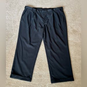 Van Heusen Big and Tall Men's Traveler Charcoal Dress Pants size 48 x 30